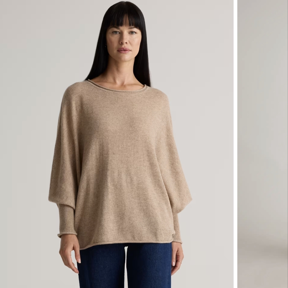 Quince Women's Sweater in Tan